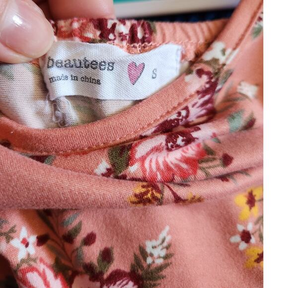 Girls Floral Summer/Spring Dress S - Picture 2 of 6